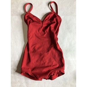 Kids Bright Red Dance Leotards Size Small Katrina Dancewear